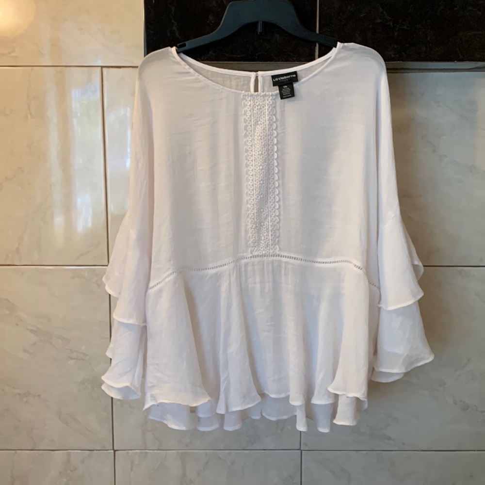 Liz Claiborne sheer blouse